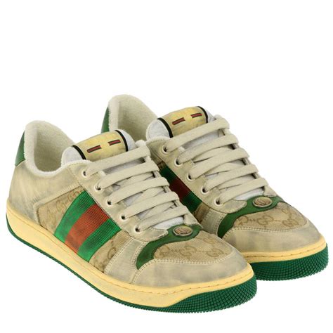 gucci mens green floral shoes|green gucci sneakers with jewels.